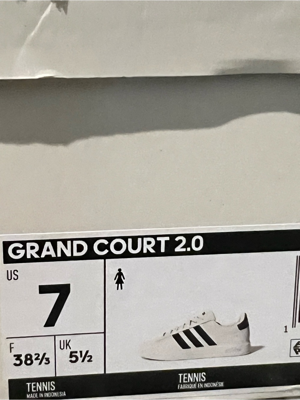 ADIDAS GRAND COURT 2.0 WOMEN'S SHOES 7 - Picture 11 of 12